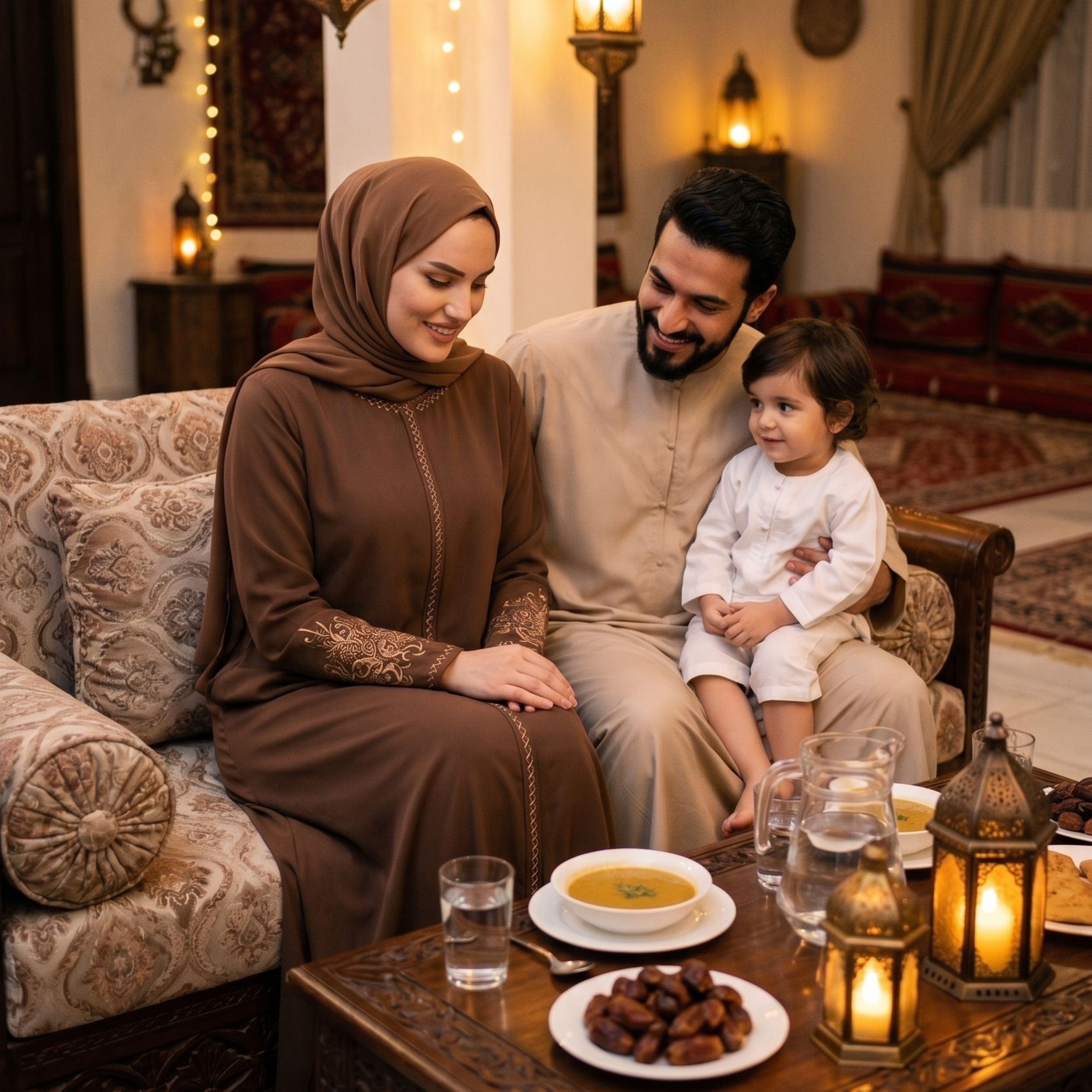 Brown Embroidered Sleeves Abaya with Hidden Zipper – Turkish Abaya