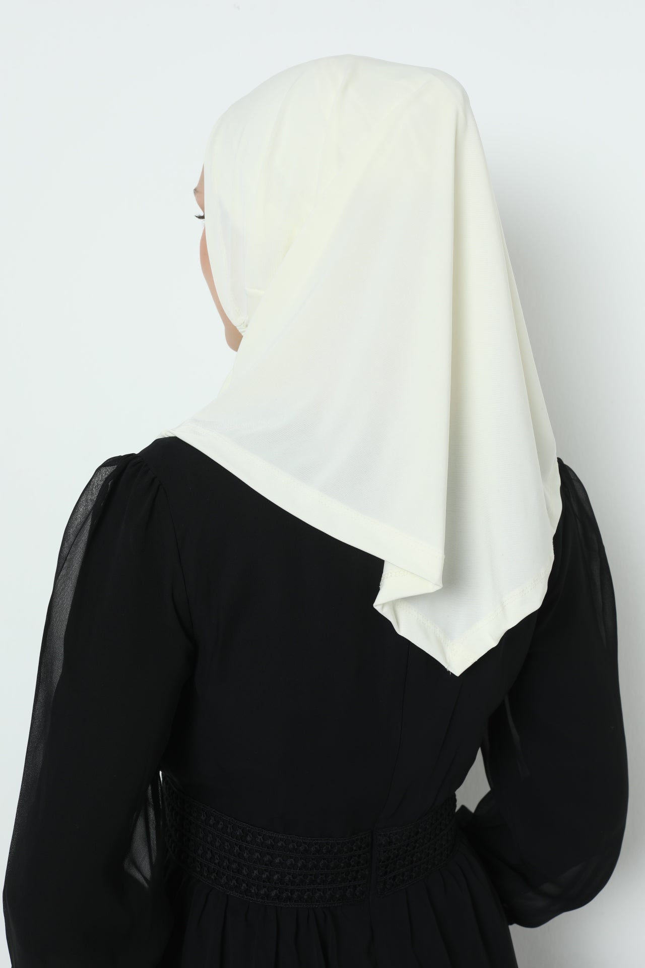 Elegant Stretchable Hijab for Women, Instant and Durable, Tailored for Muslim Women Consists of 2pieces