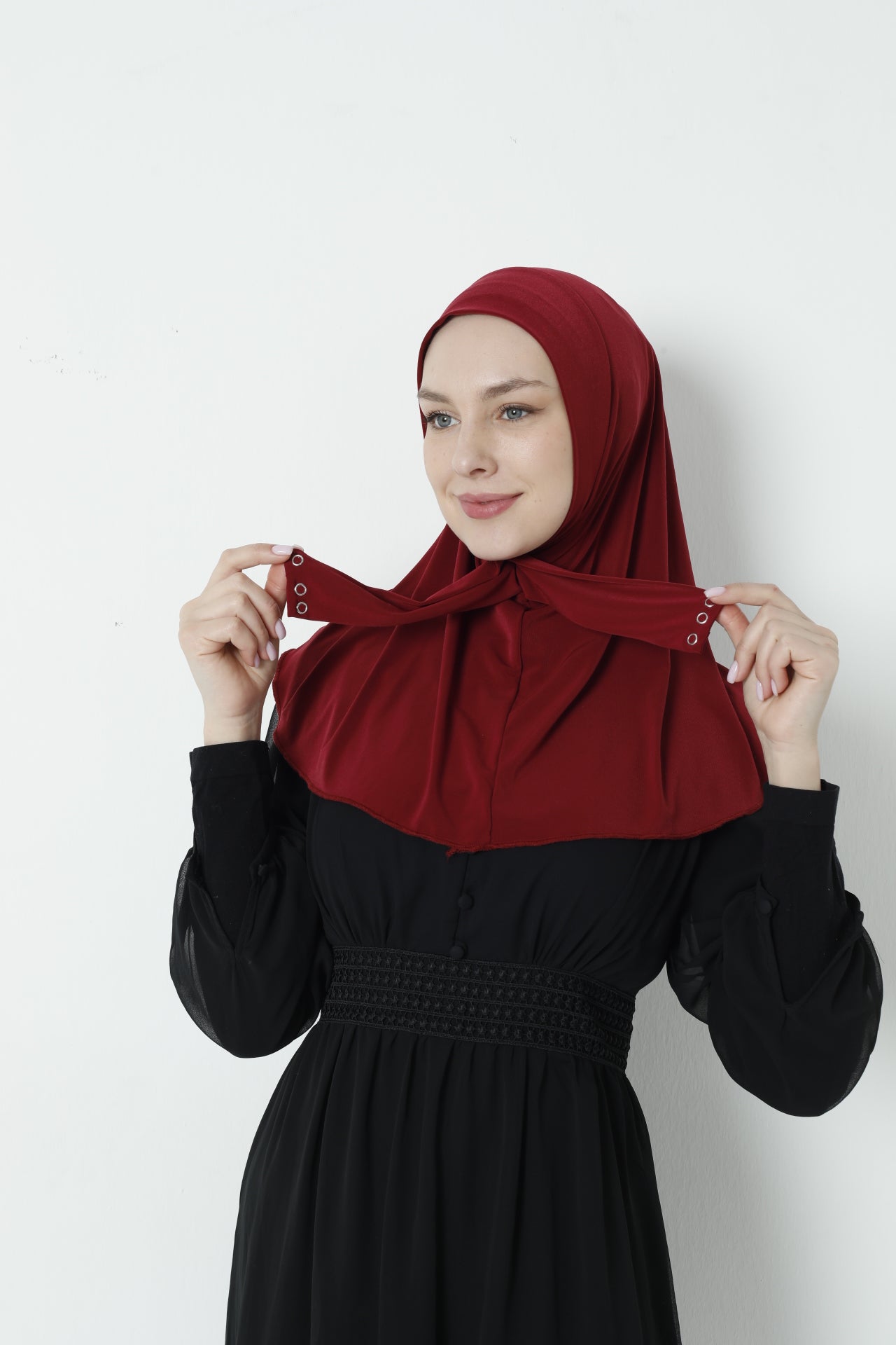 Premium Muslim Hijab for Women - Elegant Scarf - Stretchable Durable Instant Wear, Smart Hijab Close Easily