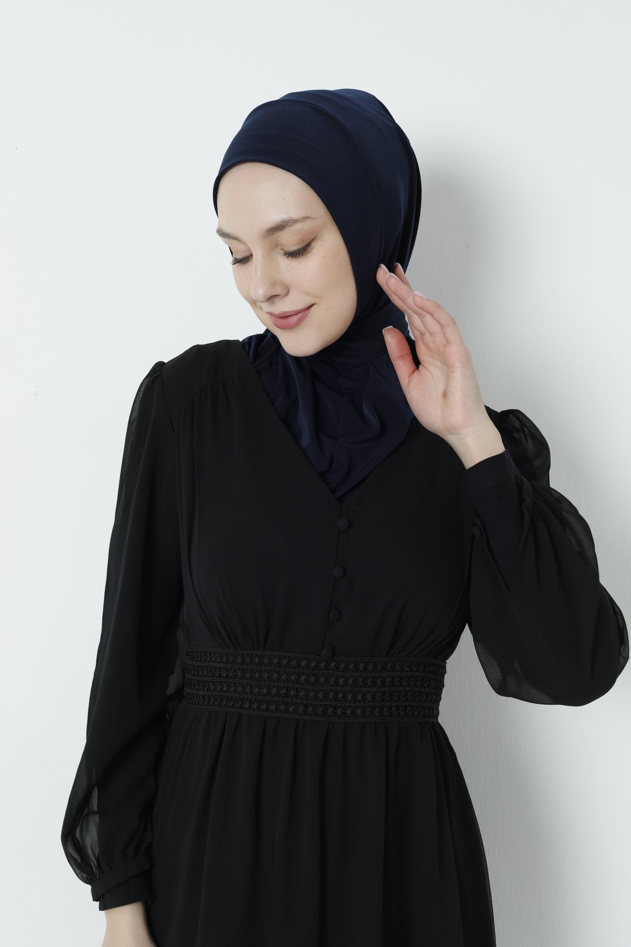 Premium Muslim Hijab for Women - Elegant Scarf - Stretchable Durable Instant Wear, Smart Hijab Close Easily
