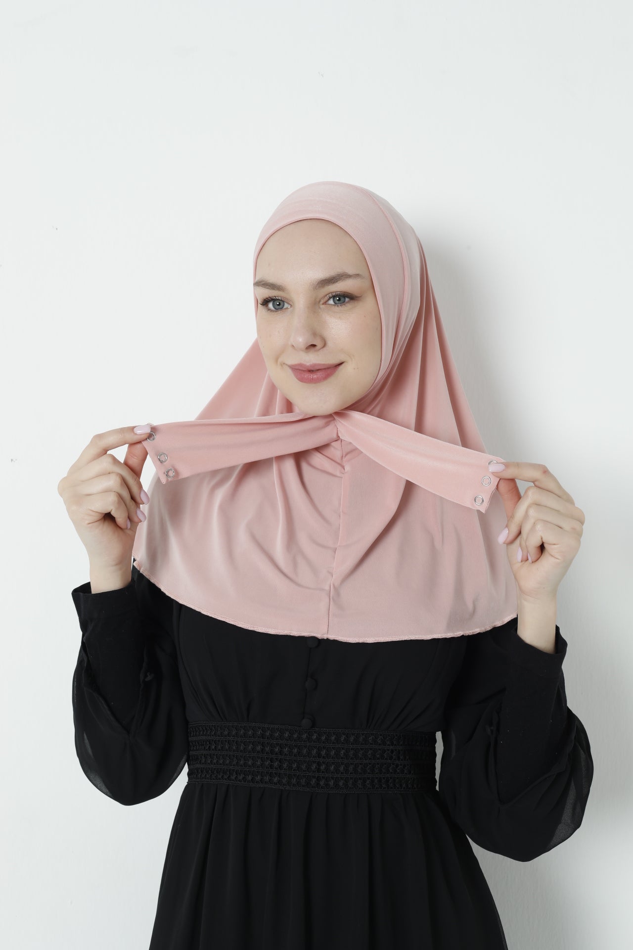 Premium Muslim Hijab for Women - Elegant Scarf - Stretchable Durable Instant Wear, Smart Hijab Close Easily