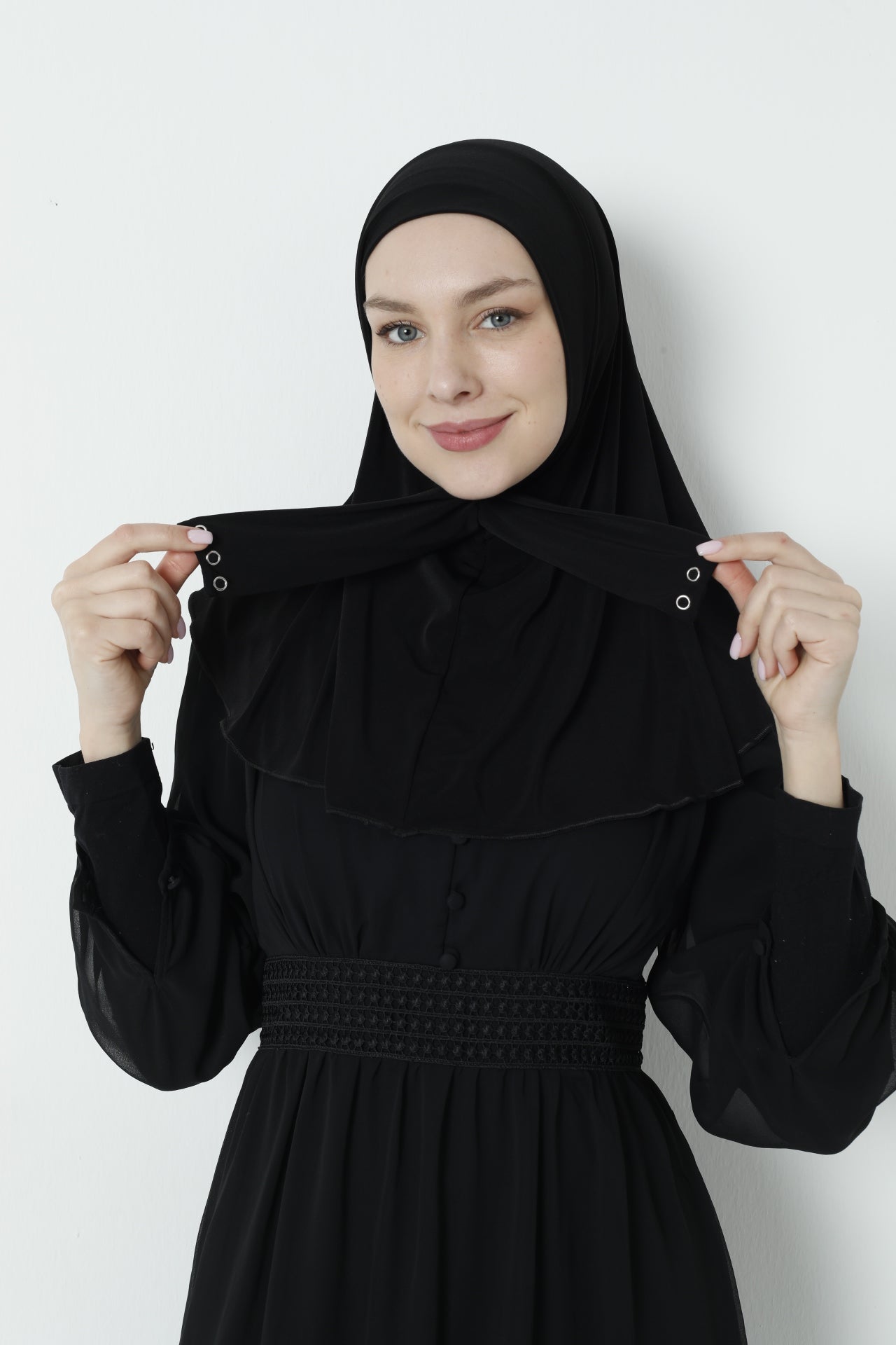 Premium Muslim Hijab for Women - Elegant Scarf - Stretchable Durable Instant Wear, Smart Hijab Close Easily