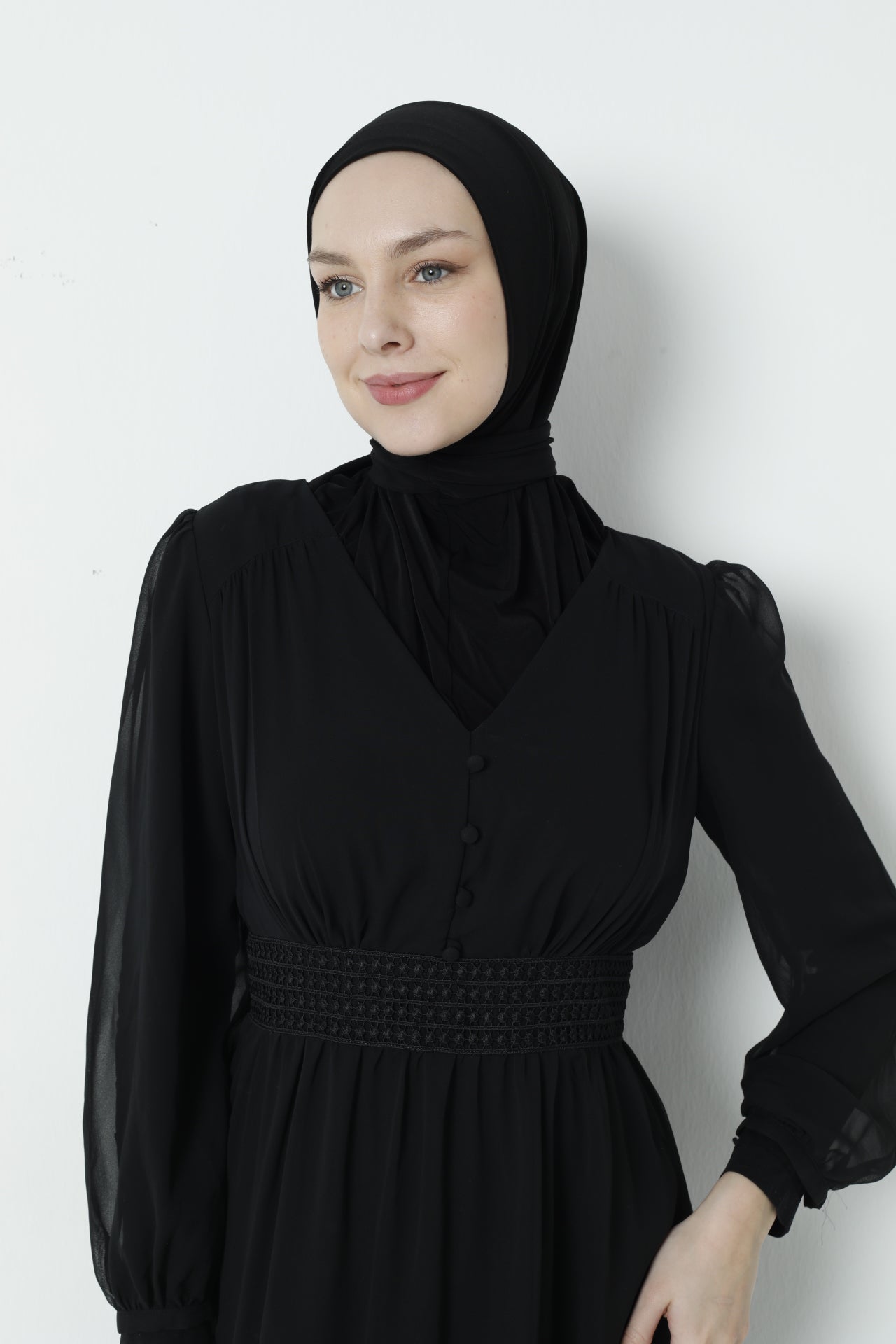 Premium Muslim Hijab for Women - Elegant Scarf - Stretchable Durable Instant Wear, Smart Hijab Close Easily