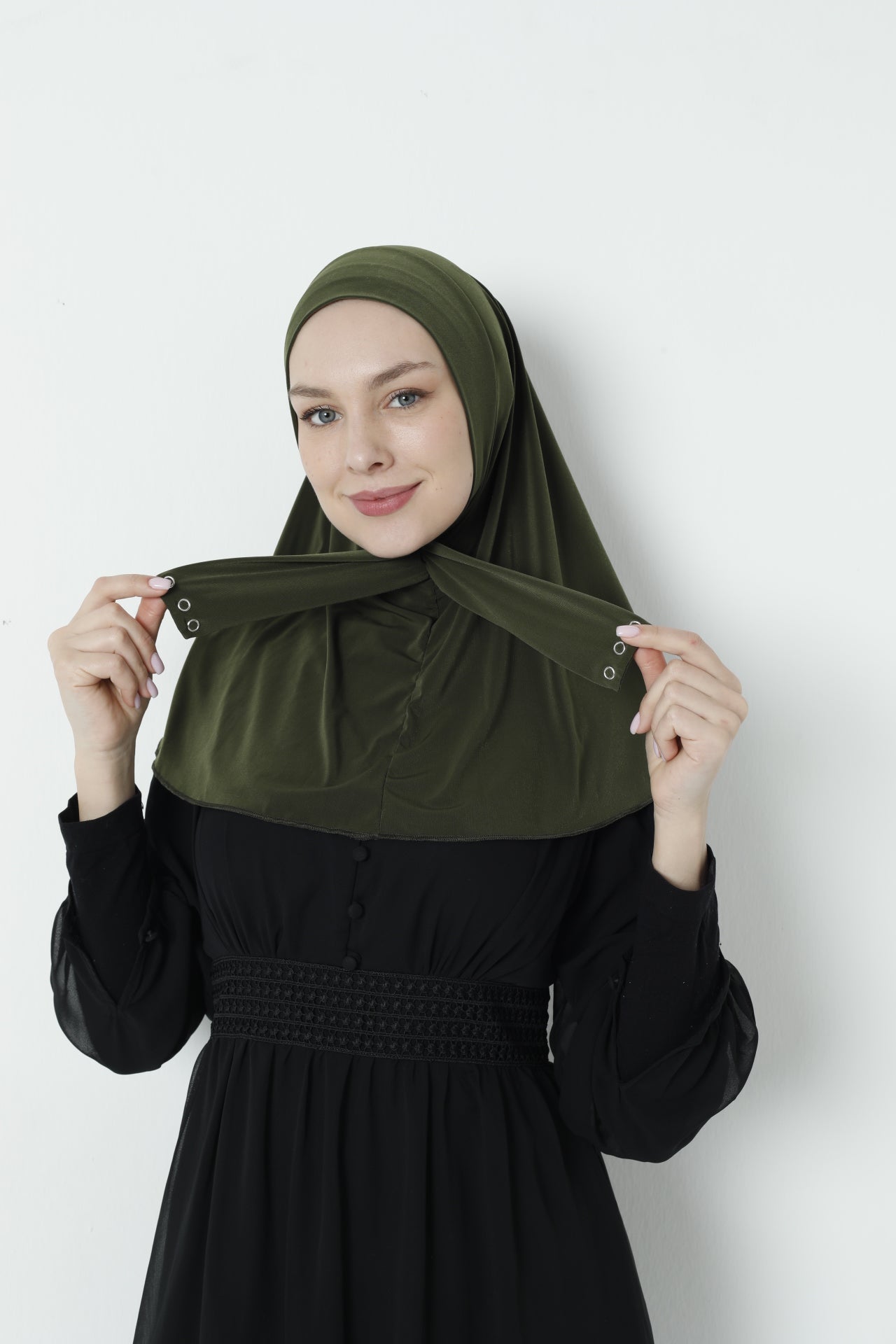 Premium Muslim Hijab for Women - Elegant Scarf - Stretchable Durable Instant Wear, Smart Hijab Close Easily