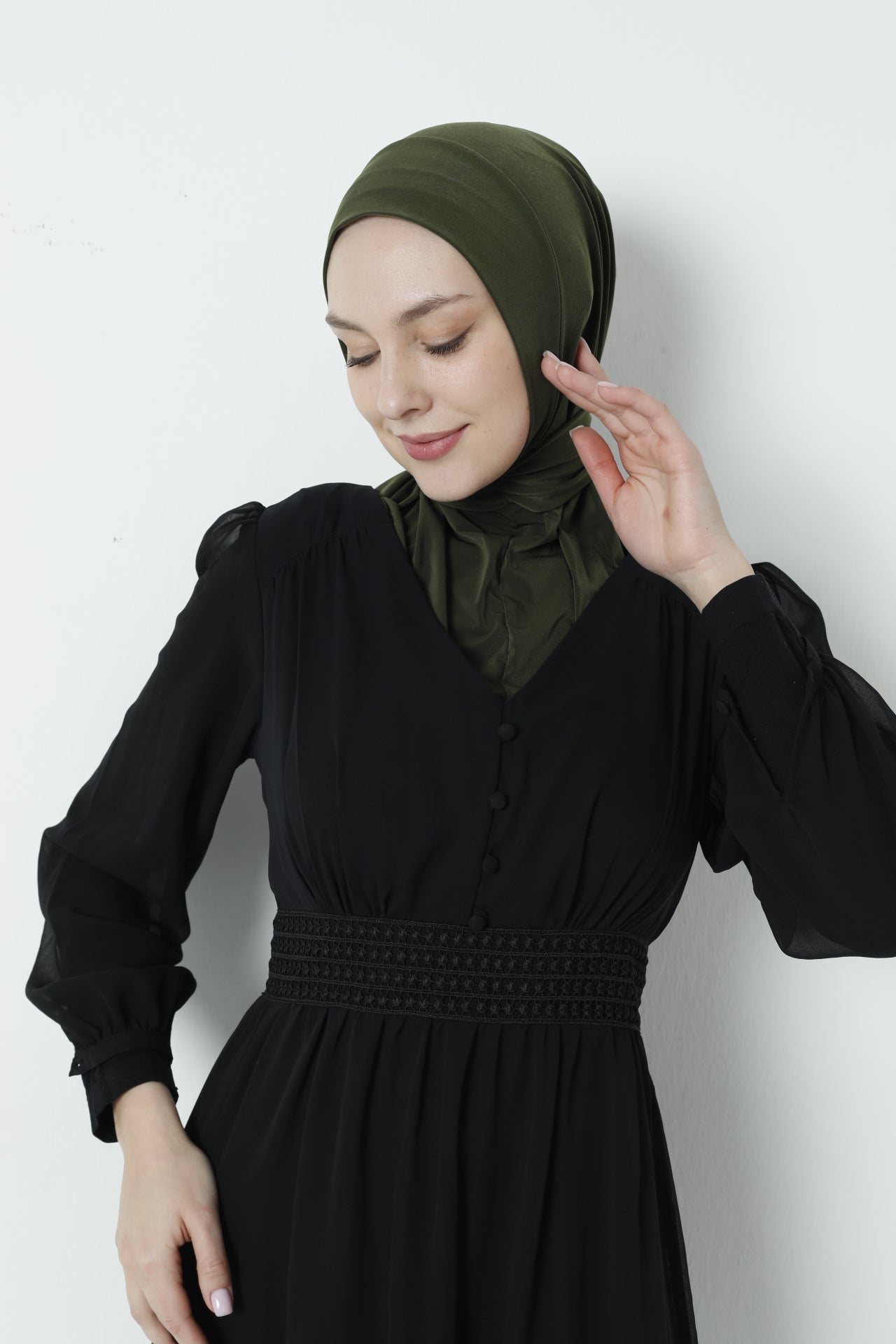 Premium Muslim Hijab for Women - Elegant Scarf - Stretchable Durable Instant Wear, Smart Hijab Close Easily