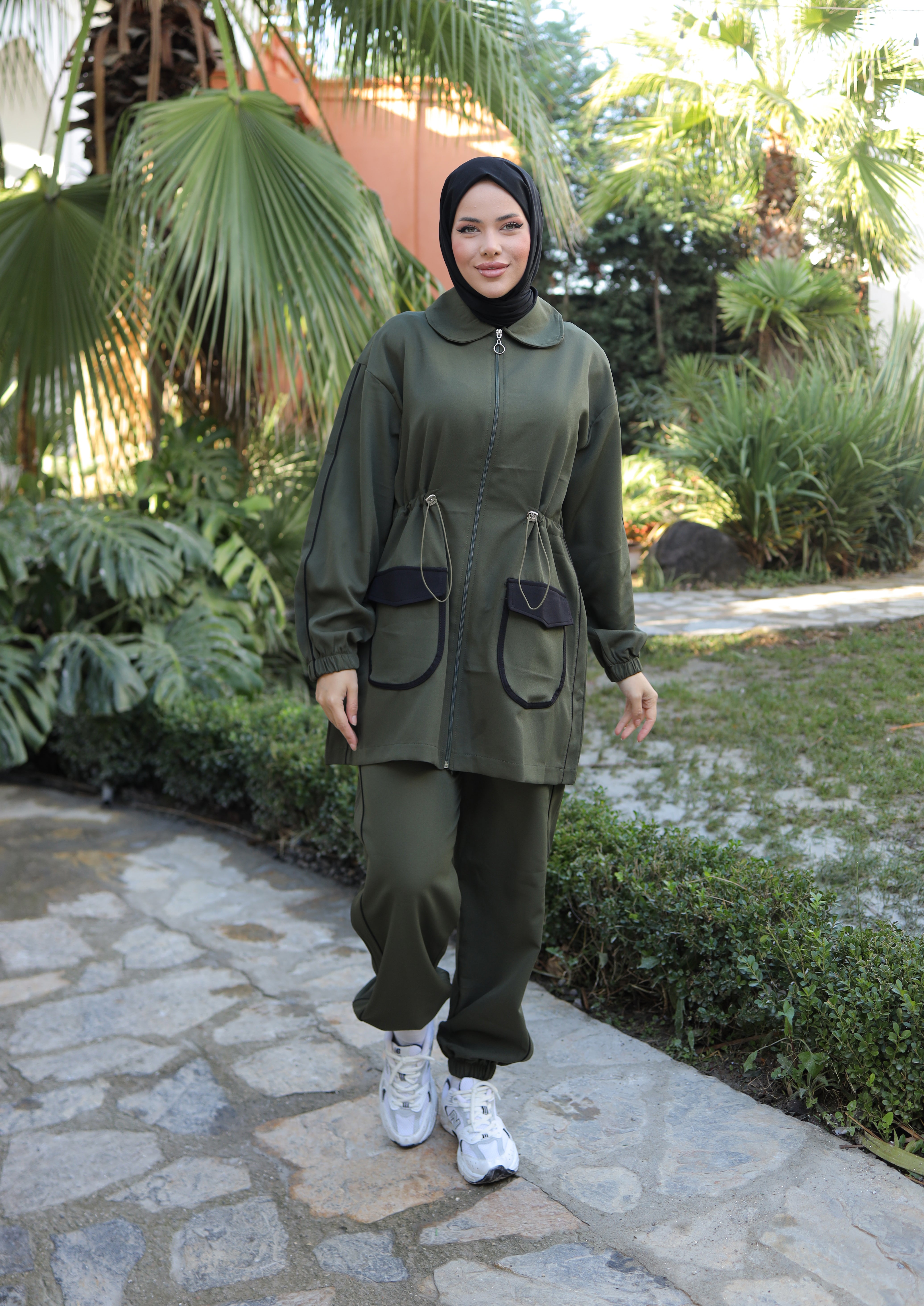 istanbul styles Sportswear Set for Muslim Women 2 Piece Tracksuit