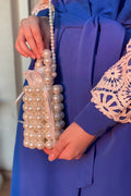 Pearl Beaded Bucket Bag