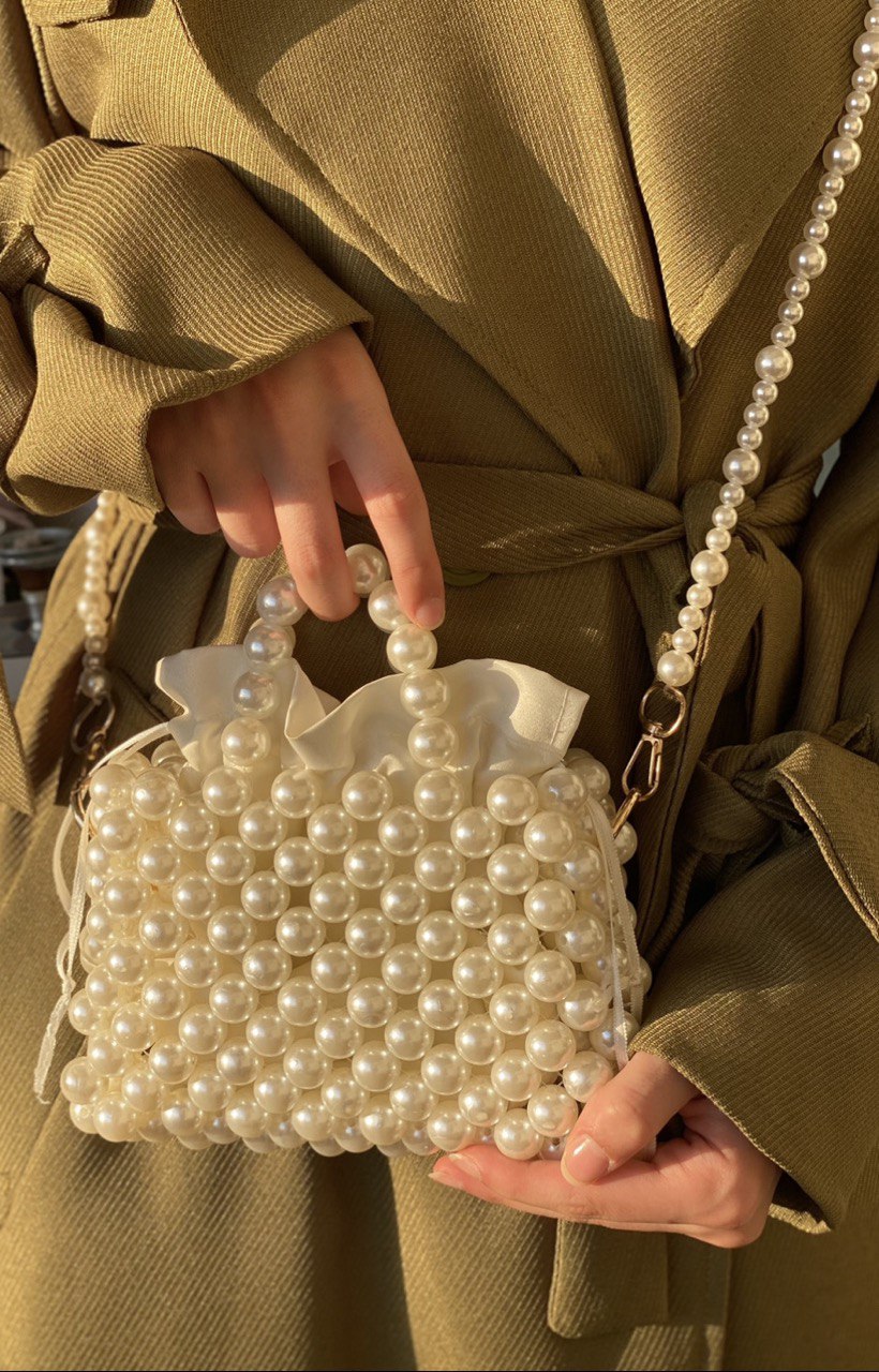 Pearl Bucket Bag