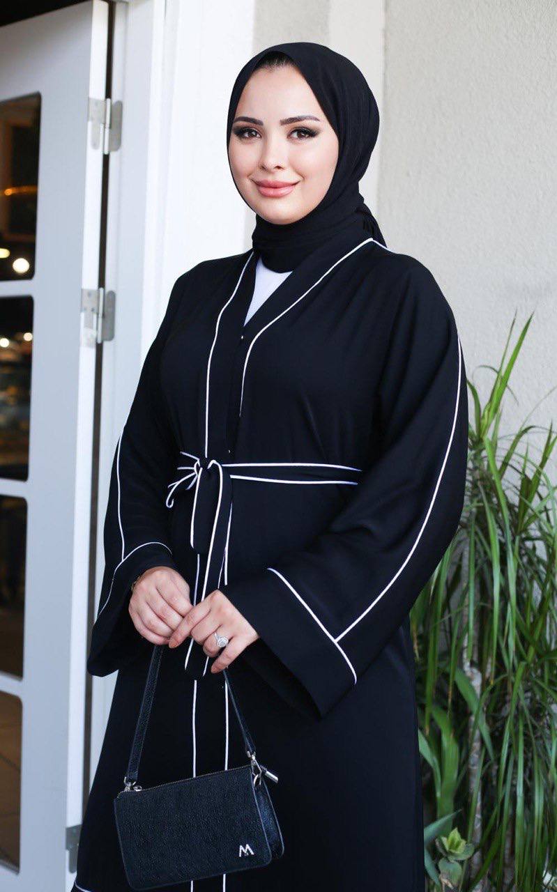 istanbul styles Modest Women's Abaya with Zipper and Waist Belt