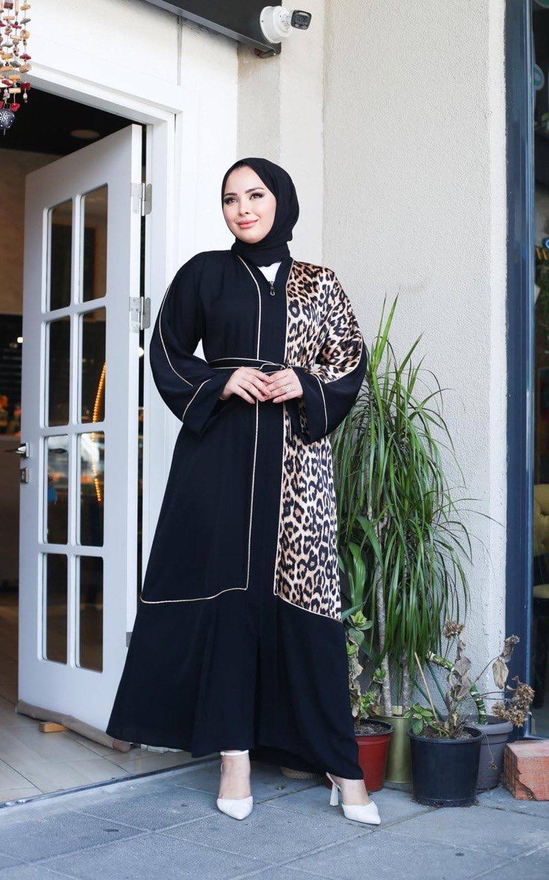 istanbul styles Modest Women's Abaya with Zipper and Waist Belt