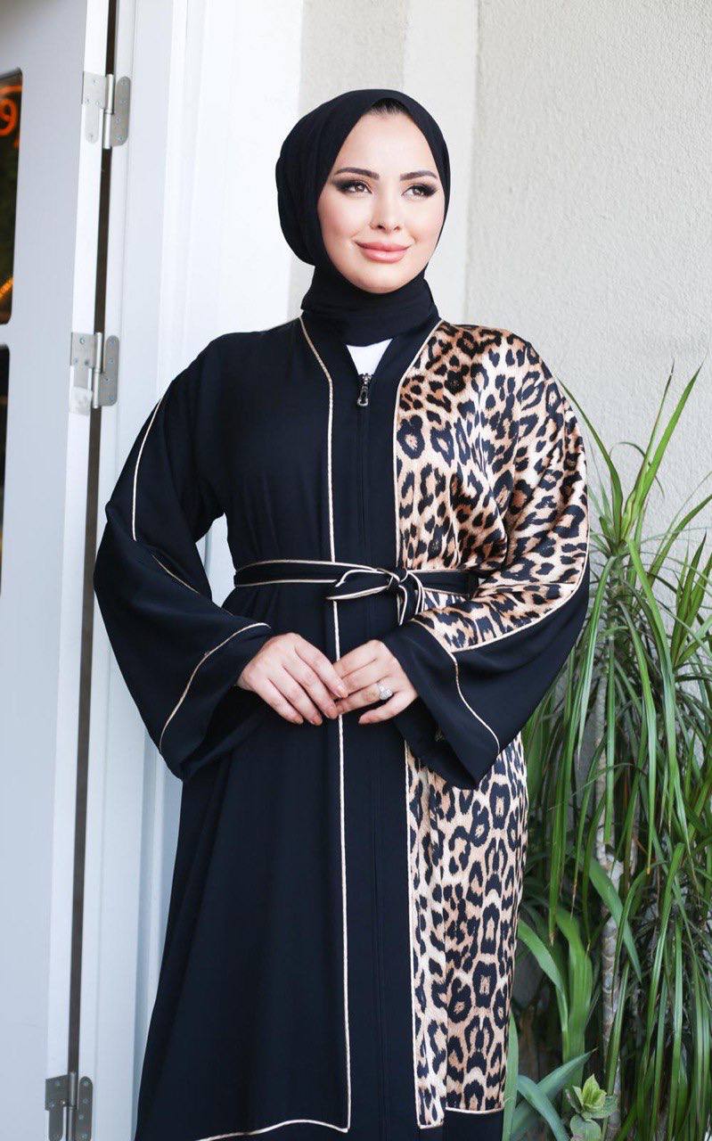 istanbul styles Modest Women's Abaya with Zipper and Waist Belt