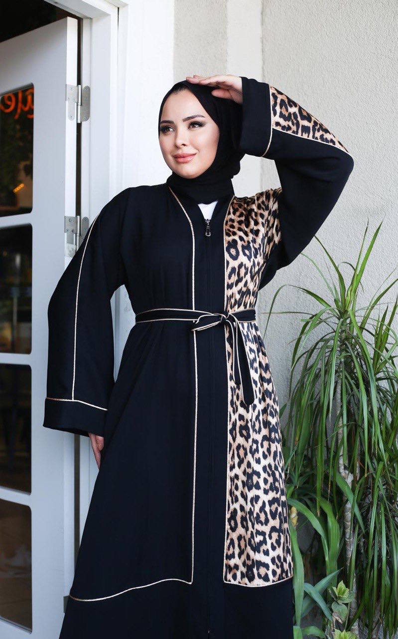 istanbul styles Modest Women's Abaya with Zipper and Waist Belt