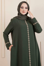 green islamic dress istanbul styles