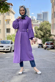 Tassel Detailed Dress Turkey Muslim Fashion Hijab Islam Women Clothing Dubai Istanbul MUH-462