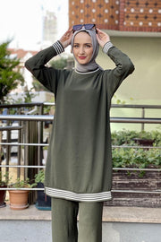Aerobin Double Hijab Set Turkey Muslim Fashion Dress Islam Clothing Dubai Istanbul Istanbulstyles 2022