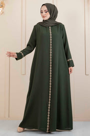 green islamic dress istanbul styles