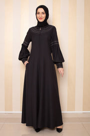 black abaya istanbul styles