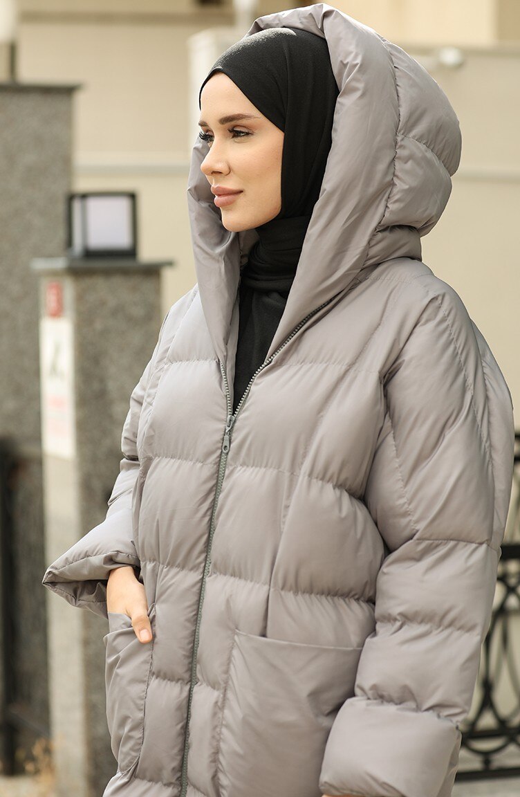 Oversize Hooded Inflatable Coat