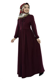 Plaid Wide Sleeves Abaya Dress Turkey Muslim Fashion Islam Clothing Dubai Istanbul Hijab Ramadan MUH-431