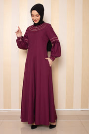 red abaya istanbul styles